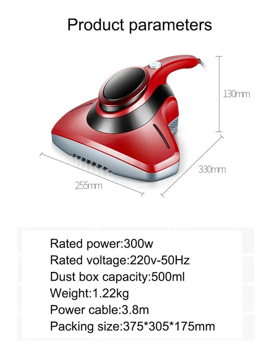 Ultraviolet Sterilizer Vacuum Cleaner for Bed